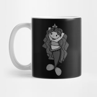 Cute Mermaid Illustration Mug